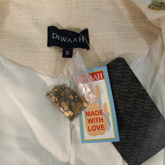 NWT | Diwaah Bead Embroidered Jacket | US S - Picture 8 of 8